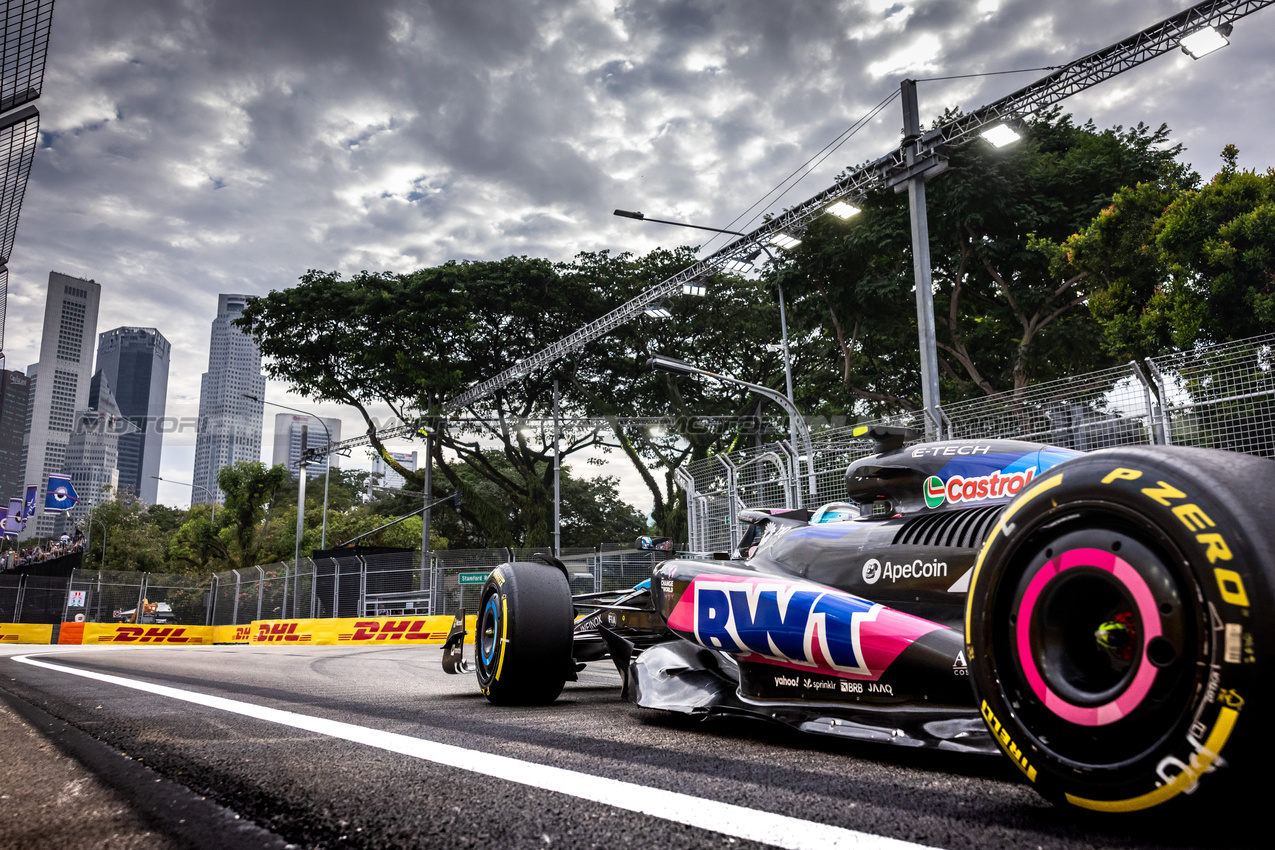 GP SINGAPORE, Pierre Gasly (FRA) Alpine F1 Team A524.

21.09.2024. Formula 1 World Championship, Rd 18, Singapore Grand Prix, Marina Bay Street Circuit, Singapore, Qualifiche Day.

- www.xpbimages.com, EMail: requests@xpbimages.com © Copyright: Bearne / XPB Images