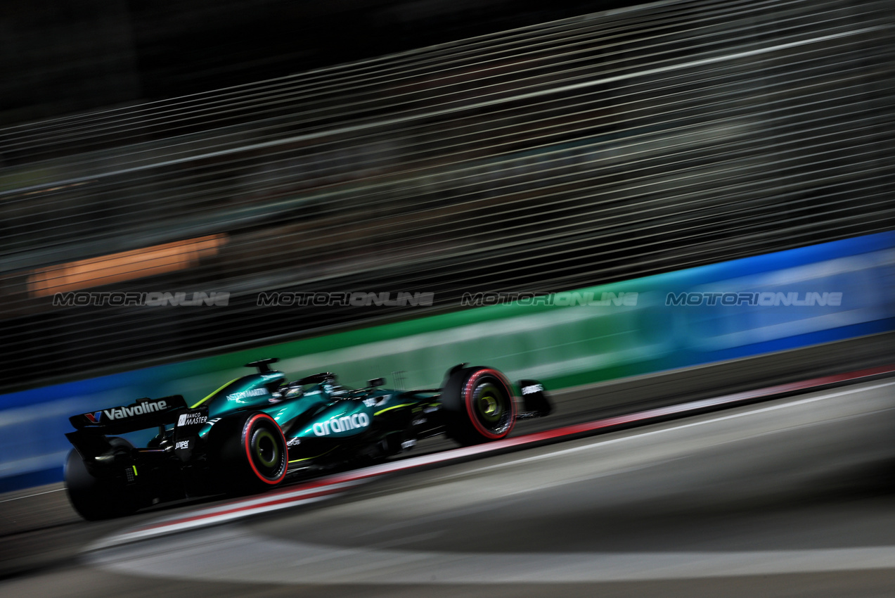 GP SINGAPORE, Lance Stroll (CDN) Aston Martin F1 Team AMR24.

21.09.2024. Formula 1 World Championship, Rd 18, Singapore Grand Prix, Marina Bay Street Circuit, Singapore, Qualifiche Day.

- www.xpbimages.com, EMail: requests@xpbimages.com © Copyright: Charniaux / XPB Images