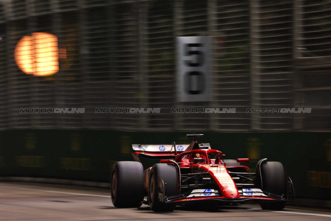 GP SINGAPORE, Charles Leclerc (MON) Ferrari SF-24.

21.09.2024. Formula 1 World Championship, Rd 18, Singapore Grand Prix, Marina Bay Street Circuit, Singapore, Qualifiche Day.

 - www.xpbimages.com, EMail: requests@xpbimages.com © Copyright: Coates / XPB Images