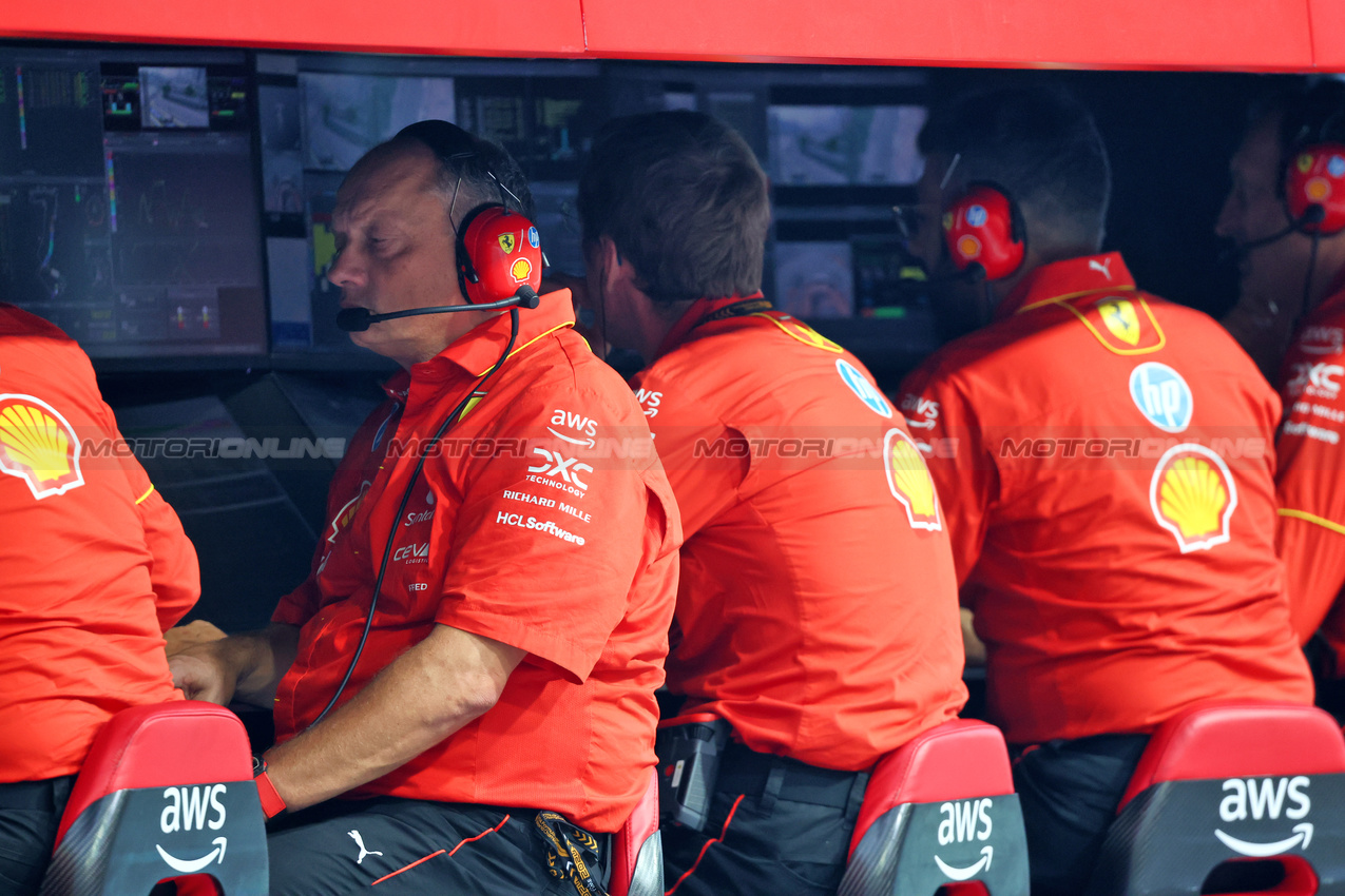 GP SINGAPORE, Frederic Vasseur (FRA) Ferrari Team Principal.

21.09.2024. Formula 1 World Championship, Rd 18, Singapore Grand Prix, Marina Bay Street Circuit, Singapore, Qualifiche Day.

- www.xpbimages.com, EMail: requests@xpbimages.com © Copyright: Batchelor / XPB Images