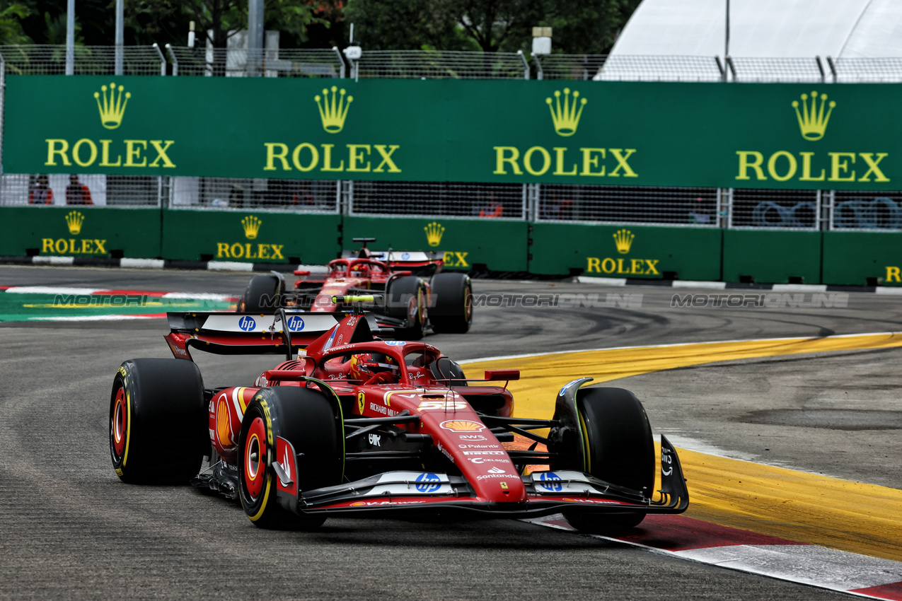 GP SINGAPORE, Carlos Sainz Jr (ESP) Ferrari SF-24.

21.09.2024. Formula 1 World Championship, Rd 18, Singapore Grand Prix, Marina Bay Street Circuit, Singapore, Qualifiche Day.

 - www.xpbimages.com, EMail: requests@xpbimages.com © Copyright: Coates / XPB Images