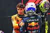 GP SINGAPORE, (L to R): Pole sitter Lando Norris (GBR) McLaren in qualifying parc ferme with second placed Max Verstappen (NLD) Red Bull Racing e third placed Lewis Hamilton (GBR) Mercedes AMG F1.

21.09.2024. Formula 1 World Championship, Rd 18, Singapore Grand Prix, Marina Bay Street Circuit, Singapore, Qualifiche Day.

- www.xpbimages.com, EMail: requests@xpbimages.com © Copyright: Batchelor / XPB Images