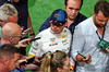 GP SINGAPORE, Max Verstappen (NLD) Red Bull Racing with the media.

21.09.2024. Formula 1 World Championship, Rd 18, Singapore Grand Prix, Marina Bay Street Circuit, Singapore, Qualifiche Day.

- www.xpbimages.com, EMail: requests@xpbimages.com © Copyright: Rew / XPB Images