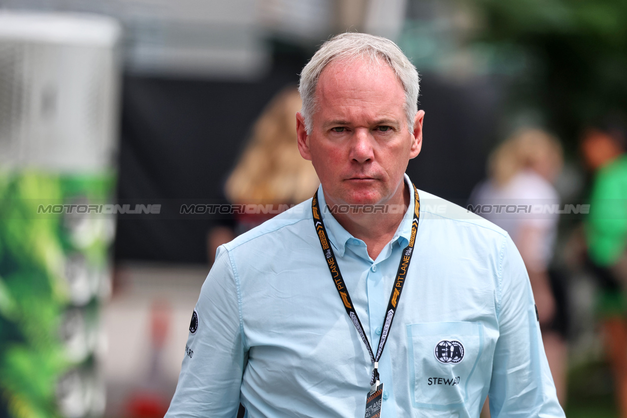 GP SINGAPORE, Tim Mayer (USA) FIA Steward.

20.09.2024. Formula 1 World Championship, Rd 18, Singapore Grand Prix, Marina Bay Street Circuit, Singapore, Practice Day.

- www.xpbimages.com, EMail: requests@xpbimages.com © Copyright: Moy / XPB Images