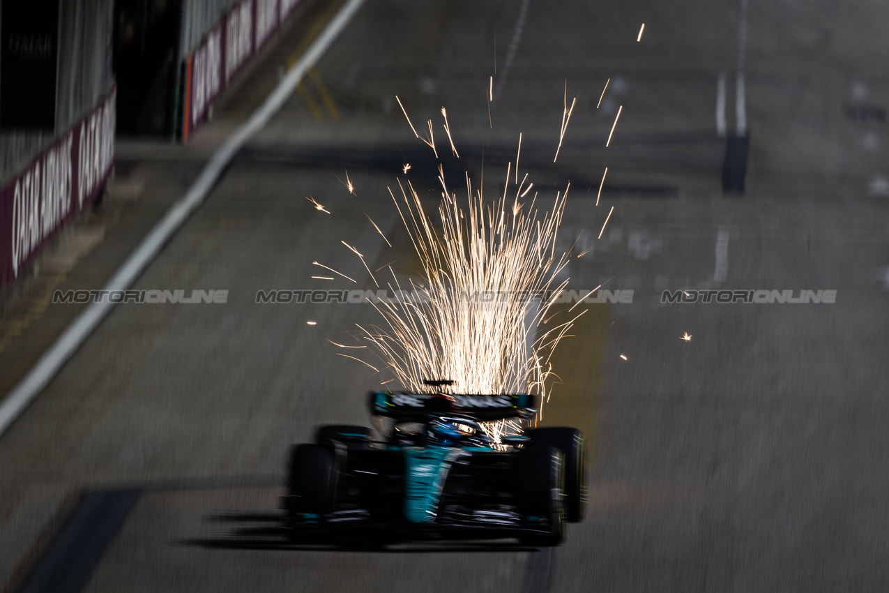 GP SINGAPORE, George Russell (GBR) Mercedes AMG F1 W15.

20.09.2024. Formula 1 World Championship, Rd 18, Singapore Grand Prix, Marina Bay Street Circuit, Singapore, Practice Day.

- www.xpbimages.com, EMail: requests@xpbimages.com © Copyright: Rew / XPB Images