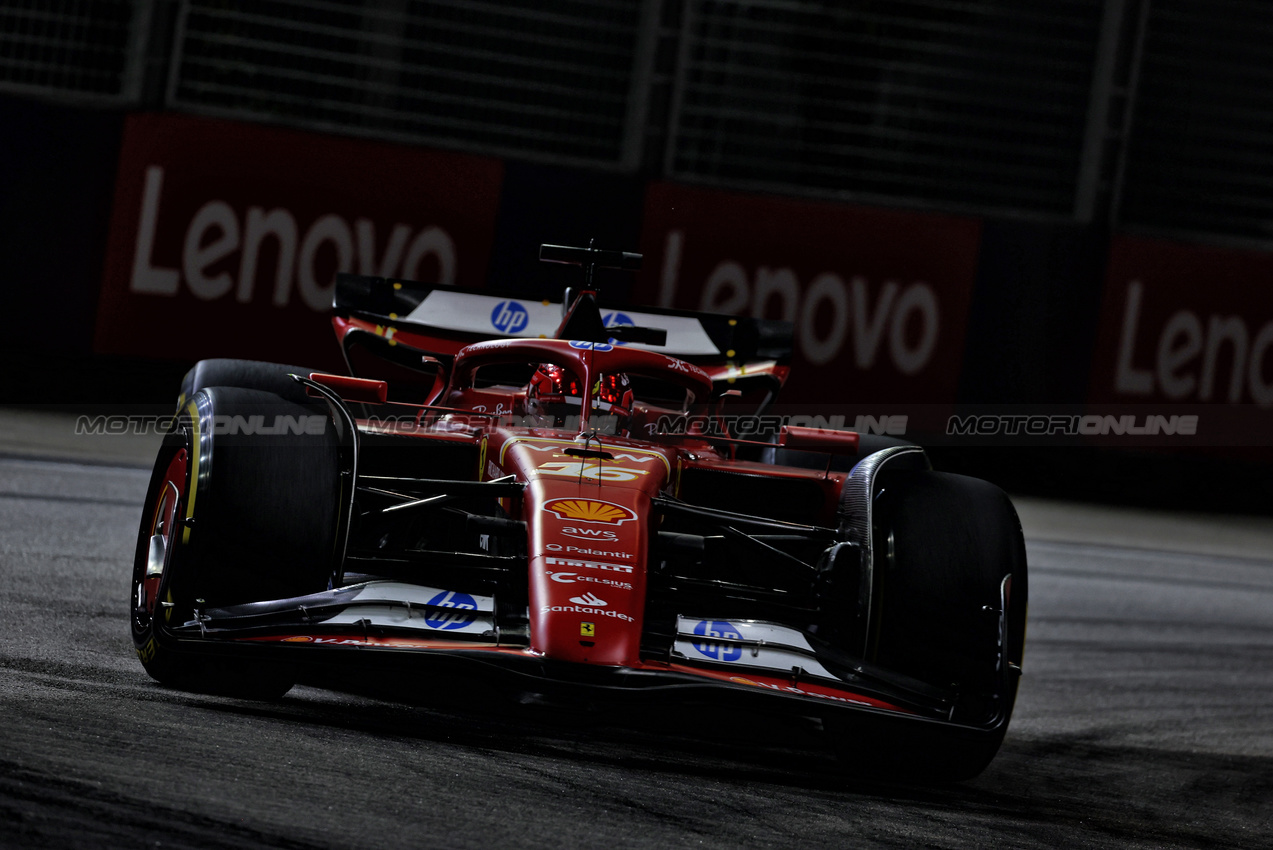 GP SINGAPORE, Charles Leclerc (MON) Ferrari SF-24.

20.09.2024. Formula 1 World Championship, Rd 18, Singapore Grand Prix, Marina Bay Street Circuit, Singapore, Practice Day.

 - www.xpbimages.com, EMail: requests@xpbimages.com © Copyright: Coates / XPB Images