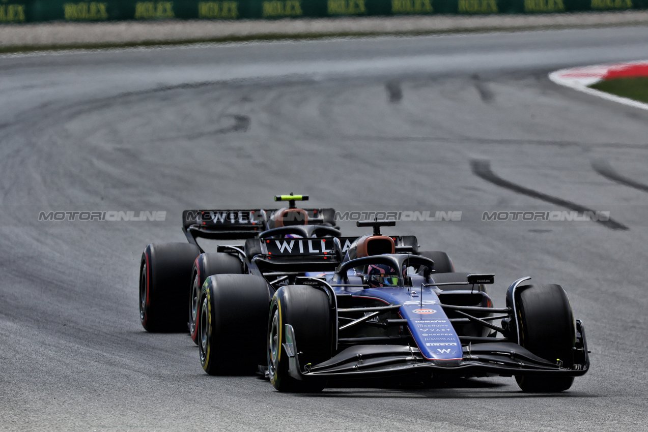 GP SPAGNA, Alexander Albon (THA) Williams Racing FW46.

23.06.2024. Formula 1 World Championship, Rd 10, Spanish Grand Prix, Barcelona, Spain, Gara Day.

- www.xpbimages.com, EMail: requests@xpbimages.com © Copyright: Batchelor / XPB Images