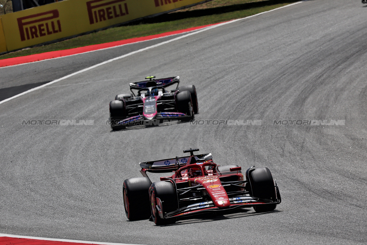 GP SPAGNA, Charles Leclerc (MON) Ferrari SF-24.

23.06.2024. Formula 1 World Championship, Rd 10, Spanish Grand Prix, Barcelona, Spain, Gara Day.

- www.xpbimages.com, EMail: requests@xpbimages.com © Copyright: Batchelor / XPB Images