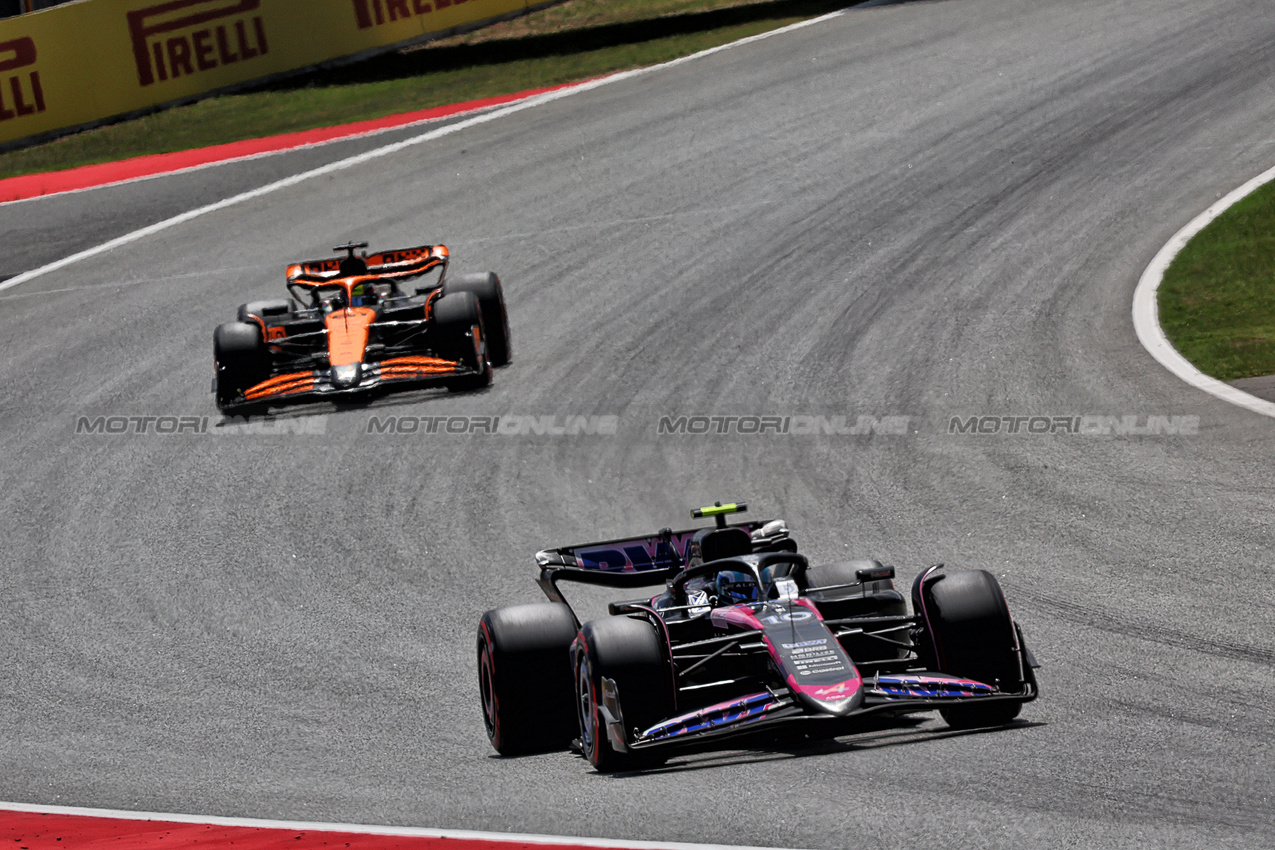 GP SPAGNA, Pierre Gasly (FRA) Alpine F1 Team A524.

23.06.2024. Formula 1 World Championship, Rd 10, Spanish Grand Prix, Barcelona, Spain, Gara Day.

- www.xpbimages.com, EMail: requests@xpbimages.com © Copyright: Batchelor / XPB Images