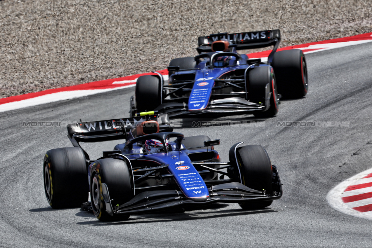 GP SPAGNA, Logan Sargeant (USA) Williams Racing FW46.

23.06.2024. Formula 1 World Championship, Rd 10, Spanish Grand Prix, Barcelona, Spain, Gara Day.

- www.xpbimages.com, EMail: requests@xpbimages.com © Copyright: Batchelor / XPB Images