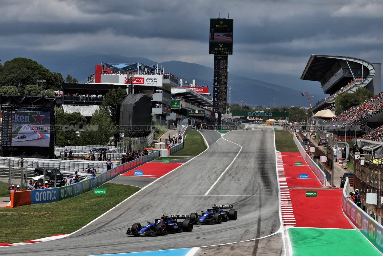 GP SPAGNA, Logan Sargeant (USA) Williams Racing FW46.

23.06.2024. Formula 1 World Championship, Rd 10, Spanish Grand Prix, Barcelona, Spain, Gara Day.

- www.xpbimages.com, EMail: requests@xpbimages.com © Copyright: Moy / XPB Images