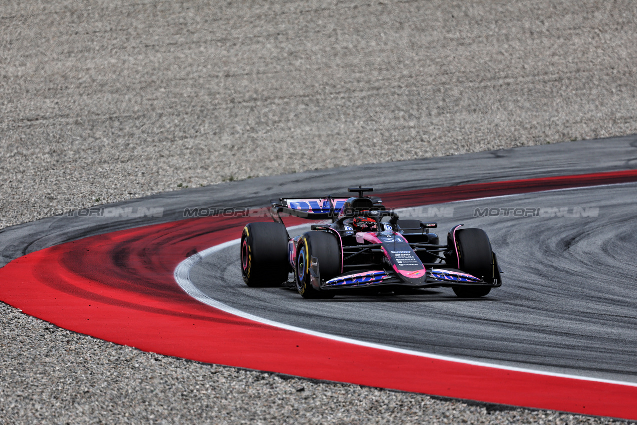 GP SPAGNA, Esteban Ocon (FRA) Alpine F1 Team A524.

23.06.2024. Formula 1 World Championship, Rd 10, Spanish Grand Prix, Barcelona, Spain, Gara Day.

- www.xpbimages.com, EMail: requests@xpbimages.com © Copyright: Rew / XPB Images