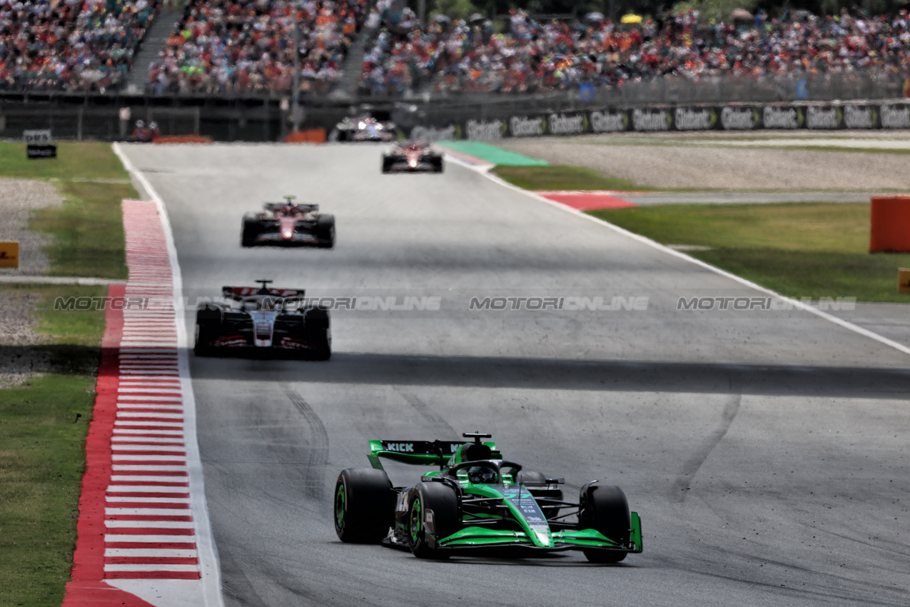 GP SPAGNA, Valtteri Bottas (FIN) Sauber C44.

23.06.2024. Formula 1 World Championship, Rd 10, Spanish Grand Prix, Barcelona, Spain, Gara Day.

- www.xpbimages.com, EMail: requests@xpbimages.com © Copyright: Rew / XPB Images