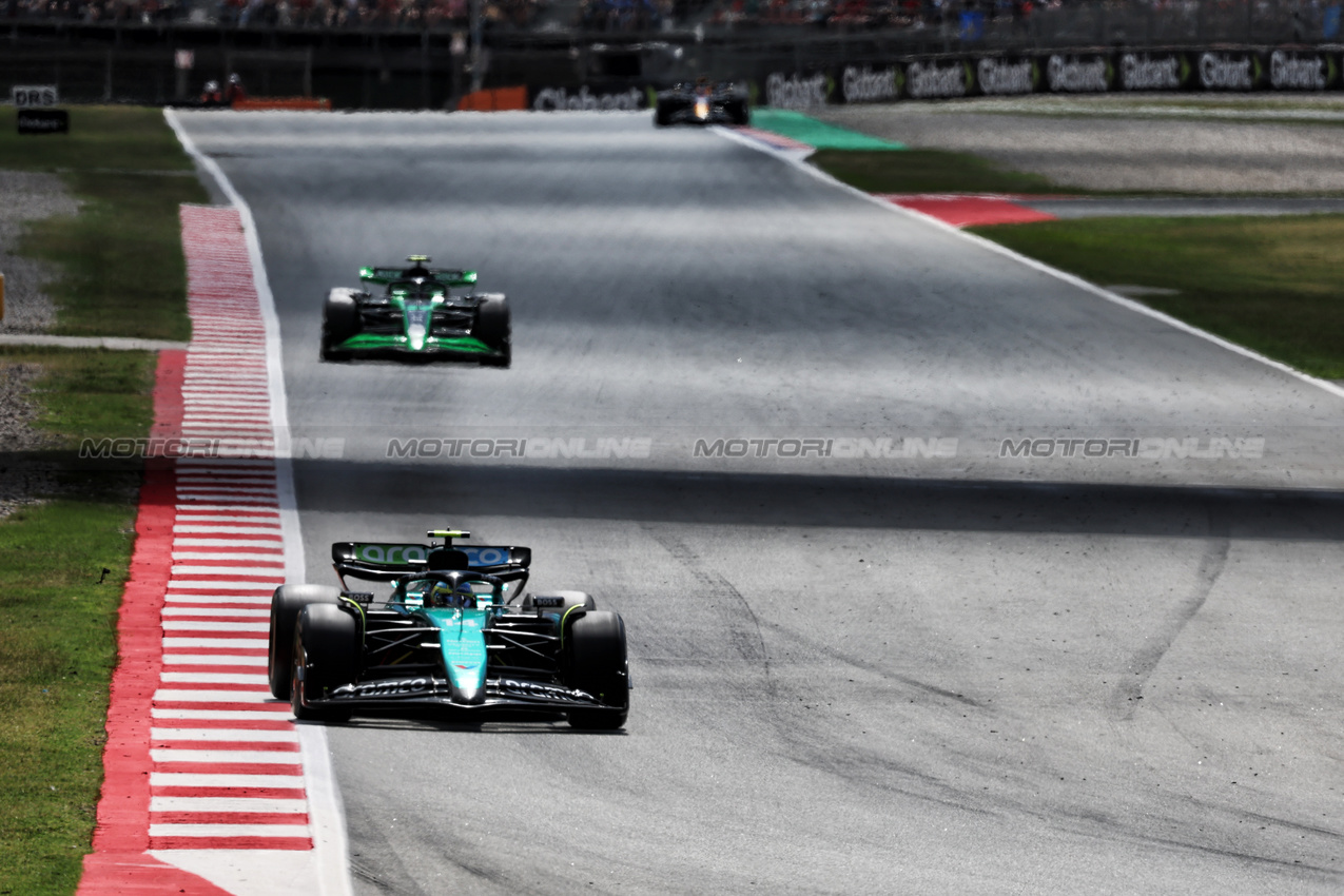 GP SPAGNA, Fernando Alonso (ESP) Aston Martin F1 Team AMR24.

23.06.2024. Formula 1 World Championship, Rd 10, Spanish Grand Prix, Barcelona, Spain, Gara Day.

- www.xpbimages.com, EMail: requests@xpbimages.com © Copyright: Rew / XPB Images