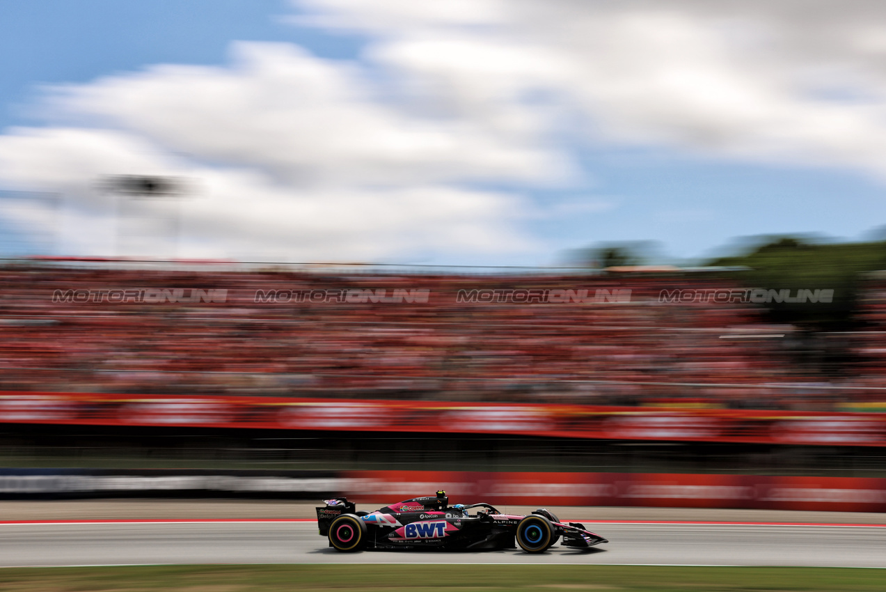 GP SPAGNA, Pierre Gasly (FRA) Alpine F1 Team A524.

23.06.2024. Formula 1 World Championship, Rd 10, Spanish Grand Prix, Barcelona, Spain, Gara Day.

- www.xpbimages.com, EMail: requests@xpbimages.com © Copyright: Rew / XPB Images