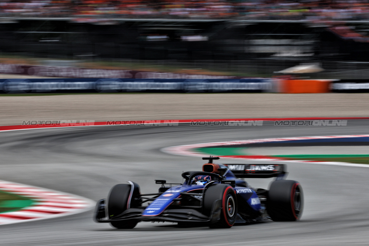 GP SPAGNA, Alexander Albon (THA) Williams Racing FW46.

23.06.2024. Formula 1 World Championship, Rd 10, Spanish Grand Prix, Barcelona, Spain, Gara Day.

 - www.xpbimages.com, EMail: requests@xpbimages.com © Copyright: Coates / XPB Images