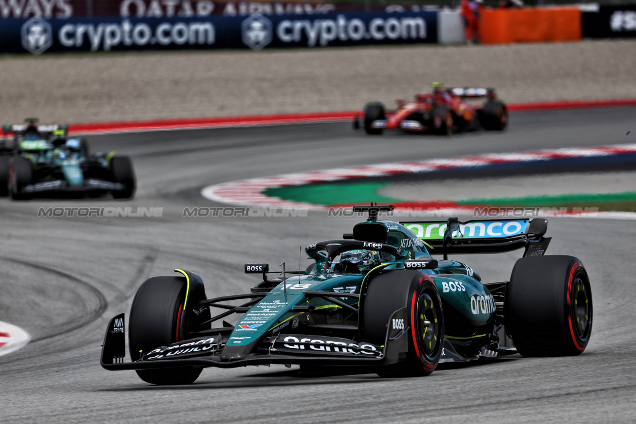 GP SPAGNA, Lance Stroll (CDN) Aston Martin F1 Team AMR24.

23.06.2024. Formula 1 World Championship, Rd 10, Spanish Grand Prix, Barcelona, Spain, Gara Day.

 - www.xpbimages.com, EMail: requests@xpbimages.com © Copyright: Coates / XPB Images