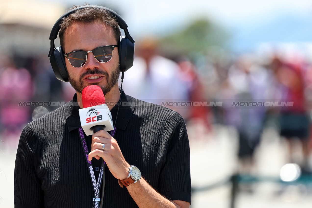 GP SPAGNA, Chris Medland (GBR) Journalist.

23.06.2024. Formula 1 World Championship, Rd 10, Spanish Grand Prix, Barcelona, Spain, Gara Day.

- www.xpbimages.com, EMail: requests@xpbimages.com © Copyright: Batchelor / XPB Images