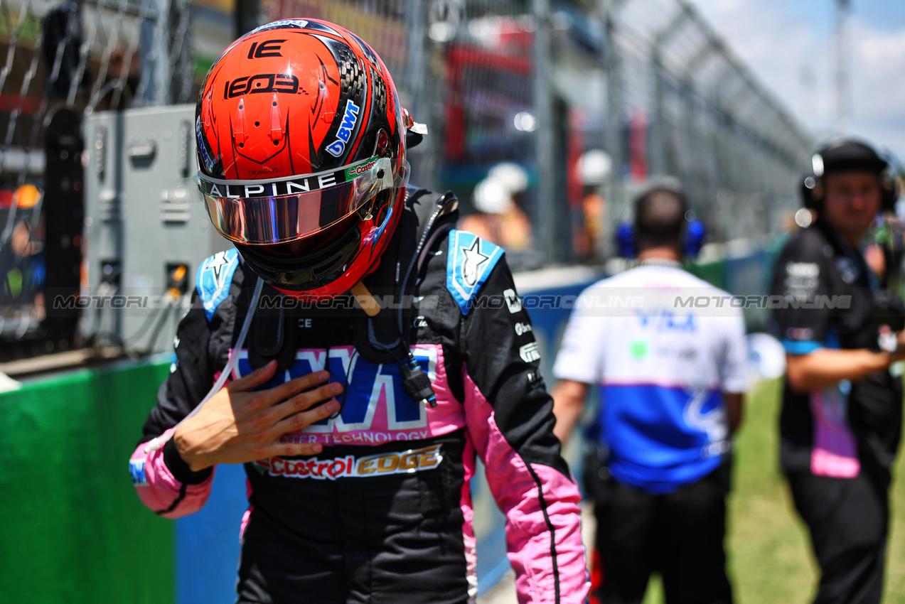 GP SPAGNA, Esteban Ocon (FRA) Alpine F1 Team on the grid.

23.06.2024. Formula 1 World Championship, Rd 10, Spanish Grand Prix, Barcelona, Spain, Gara Day.

- www.xpbimages.com, EMail: requests@xpbimages.com © Copyright: Charniaux / XPB Images