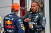 GP SPAGNA, (L to R): Gara winner Max Verstappen (NLD) Red Bull Racing with third placed Lewis Hamilton (GBR) Mercedes AMG F1 in parc ferme.

23.06.2024. Formula 1 World Championship, Rd 10, Spanish Grand Prix, Barcelona, Spain, Gara Day.

- www.xpbimages.com, EMail: requests@xpbimages.com © Copyright: Batchelor / XPB Images