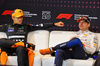 GP SPAGNA, (L to R): Lando Norris (GBR) McLaren e Max Verstappen (NLD) Red Bull Racing in the post race FIA Press Conference.

23.06.2024. Formula 1 World Championship, Rd 10, Spanish Grand Prix, Barcelona, Spain, Gara Day.

- www.xpbimages.com, EMail: requests@xpbimages.com © Copyright: Batchelor / XPB Images