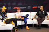 GP SPAGNA, (L to R): Lando Norris (GBR) McLaren; Max Verstappen (NLD) Red Bull Racing; e Lewis Hamilton (GBR) Mercedes AMG F1, in the post race FIA Press Conference.

23.06.2024. Formula 1 World Championship, Rd 10, Spanish Grand Prix, Barcelona, Spain, Gara Day.

- www.xpbimages.com, EMail: requests@xpbimages.com © Copyright: Batchelor / XPB Images