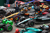 GP SPAGNA, George Russell (GBR) Mercedes AMG F1 W15 e Oscar Piastri (AUS) McLaren MCL38 in parc ferme.

23.06.2024. Formula 1 World Championship, Rd 10, Spanish Grand Prix, Barcelona, Spain, Gara Day.

 - www.xpbimages.com, EMail: requests@xpbimages.com © Copyright: Coates / XPB Images