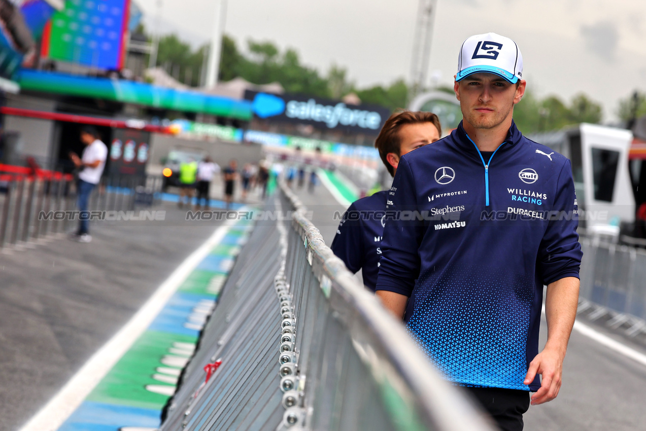 GP SPAGNA, Logan Sargeant (USA) Williams Racing.

20.06.2024. Formula 1 World Championship, Rd 10, Spanish Grand Prix, Barcelona, Spain, Preparation Day.

- www.xpbimages.com, EMail: requests@xpbimages.com © Copyright: Batchelor / XPB Images