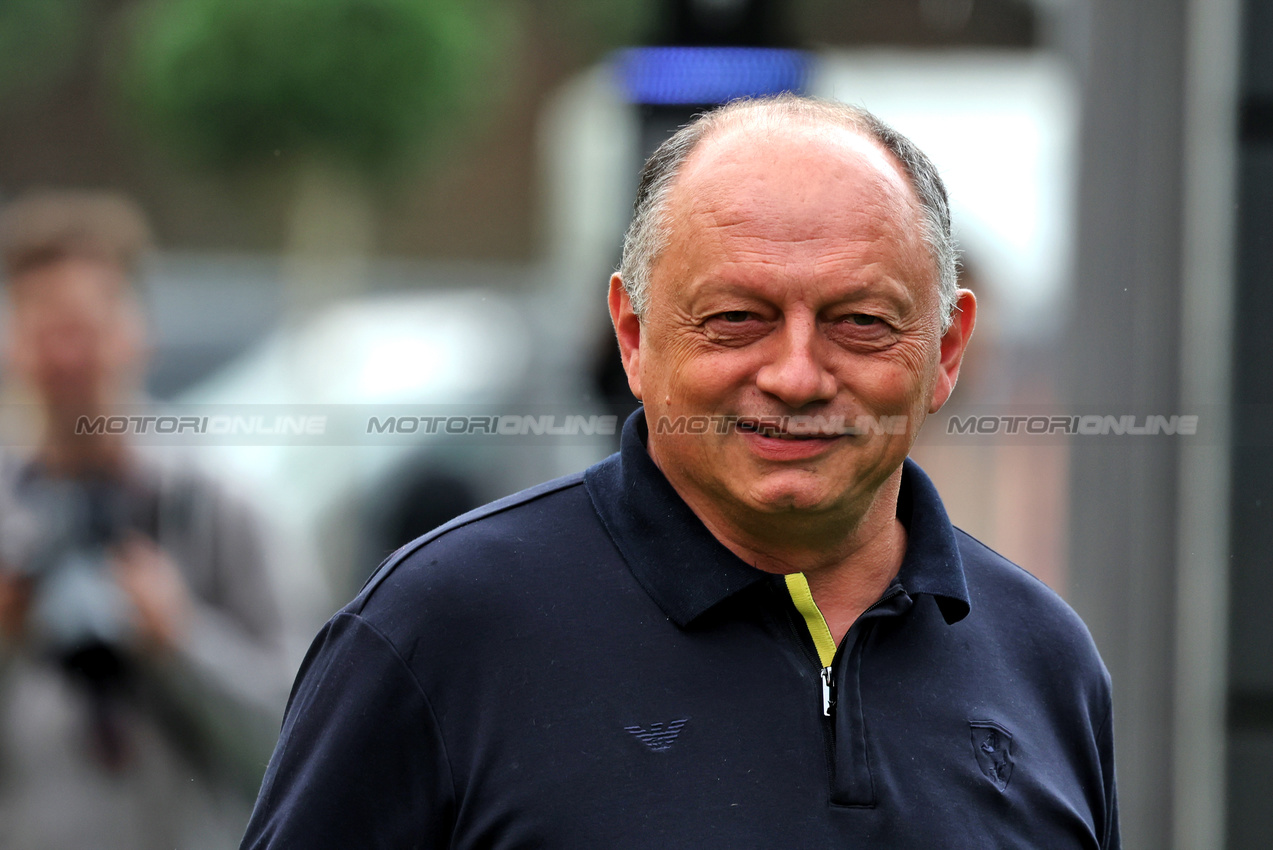 GP SPAGNA, Frederic Vasseur (FRA) Ferrari Team Principal.

20.06.2024. Formula 1 World Championship, Rd 10, Spanish Grand Prix, Barcelona, Spain, Preparation Day.

- www.xpbimages.com, EMail: requests@xpbimages.com © Copyright: Rew / XPB Images