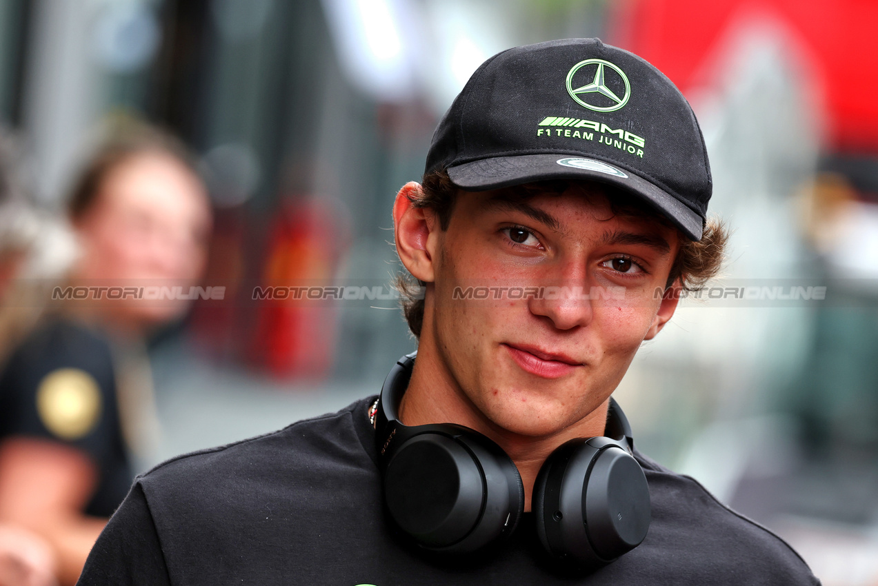 GP SPAGNA, Andrea Kimi Antonelli (ITA) Mercedes AMG F1 Junior Driver.

20.06.2024. Formula 1 World Championship, Rd 10, Spanish Grand Prix, Barcelona, Spain, Preparation Day.

- www.xpbimages.com, EMail: requests@xpbimages.com © Copyright: Moy / XPB Images