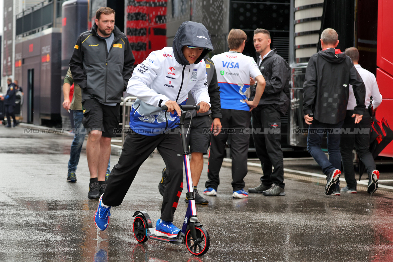 GP SPAGNA, Yuki Tsunoda (JPN) RB.

20.06.2024. Formula 1 World Championship, Rd 10, Spanish Grand Prix, Barcelona, Spain, Preparation Day.

- www.xpbimages.com, EMail: requests@xpbimages.com © Copyright: Rew / XPB Images