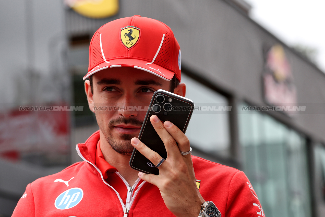 GP SPAGNA, Charles Leclerc (MON) Ferrari.

20.06.2024. Formula 1 World Championship, Rd 10, Spanish Grand Prix, Barcelona, Spain, Preparation Day.

- www.xpbimages.com, EMail: requests@xpbimages.com © Copyright: Rew / XPB Images