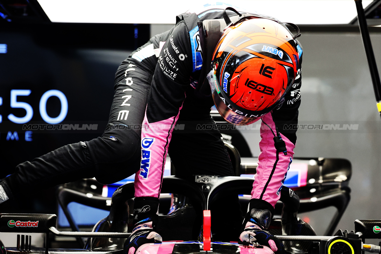 GP SPAGNA, Esteban Ocon (FRA) Alpine F1 Team A524.

20.06.2024. Formula 1 World Championship, Rd 10, Spanish Grand Prix, Barcelona, Spain, Preparation Day.

- www.xpbimages.com, EMail: requests@xpbimages.com © Copyright: Rew / XPB Images