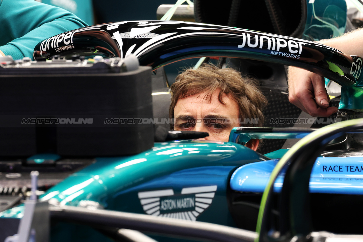 GP SPAGNA, Fernando Alonso (ESP) Aston Martin F1 Team AMR24.

20.06.2024. Formula 1 World Championship, Rd 10, Spanish Grand Prix, Barcelona, Spain, Preparation Day.

- www.xpbimages.com, EMail: requests@xpbimages.com © Copyright: Rew / XPB Images