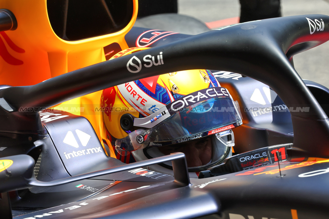 GP SPAGNA, Sergio Perez (MEX) Red Bull Racing RB20.

22.06.2024. Formula 1 World Championship, Rd 10, Spanish Grand Prix, Barcelona, Spain, Qualifiche Day.

- www.xpbimages.com, EMail: requests@xpbimages.com © Copyright: Batchelor / XPB Images