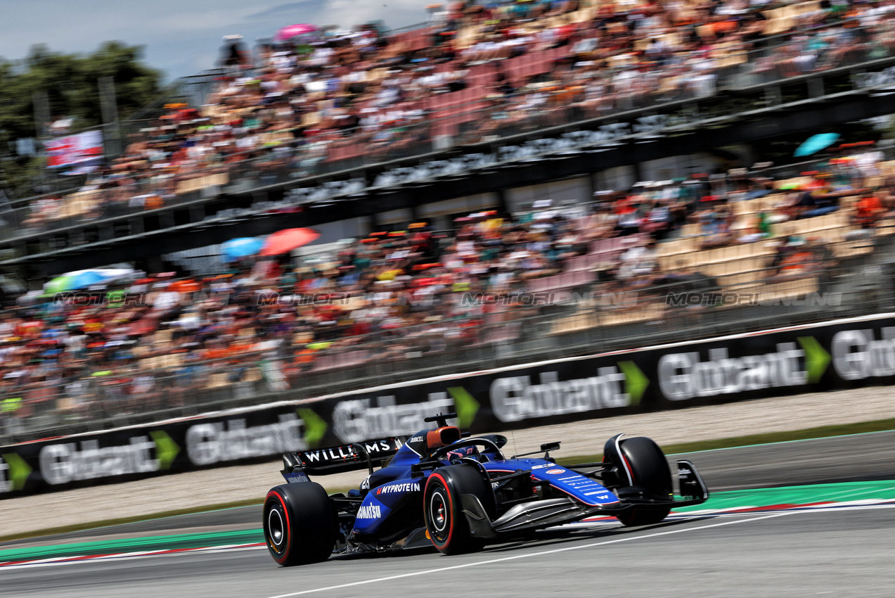 GP SPAGNA, Alexander Albon (THA) Williams Racing FW46.

22.06.2024. Formula 1 World Championship, Rd 10, Spanish Grand Prix, Barcelona, Spain, Qualifiche Day.

- www.xpbimages.com, EMail: requests@xpbimages.com © Copyright: Charniaux / XPB Images