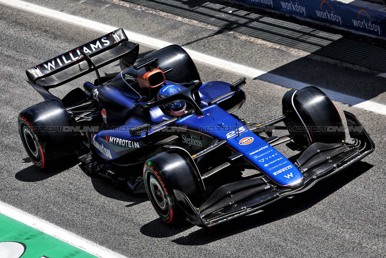 GP SPAGNA, Alexander Albon (THA) Williams Racing FW46.

22.06.2024. Formula 1 World Championship, Rd 10, Spanish Grand Prix, Barcelona, Spain, Qualifiche Day.

- www.xpbimages.com, EMail: requests@xpbimages.com © Copyright: Moy / XPB Images