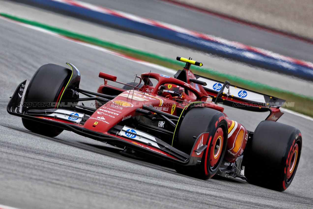 GP SPAGNA, Carlos Sainz Jr (ESP) Ferrari SF-24.

22.06.2024. Formula 1 World Championship, Rd 10, Spanish Grand Prix, Barcelona, Spain, Qualifiche Day.

- www.xpbimages.com, EMail: requests@xpbimages.com © Copyright: Rew / XPB Images