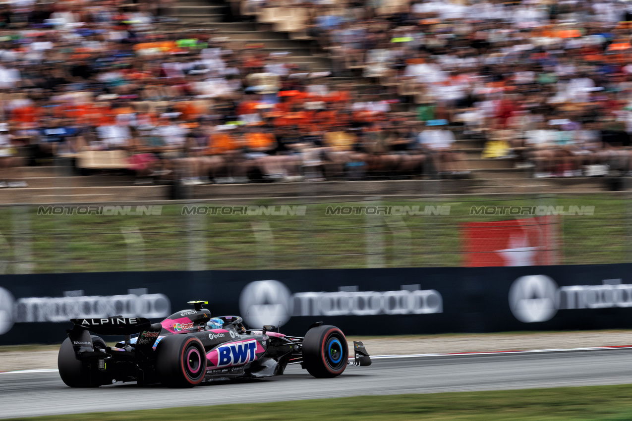 GP SPAGNA, Pierre Gasly (FRA) Alpine F1 Team A524.

22.06.2024. Formula 1 World Championship, Rd 10, Spanish Grand Prix, Barcelona, Spain, Qualifiche Day.

- www.xpbimages.com, EMail: requests@xpbimages.com © Copyright: Rew / XPB Images