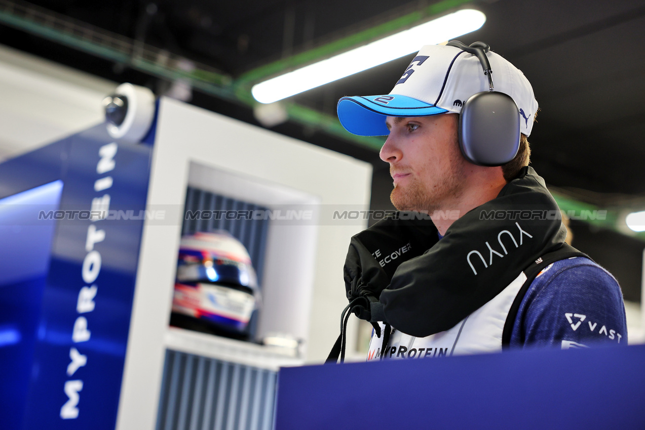 GP SPAGNA, Logan Sargeant (USA) Williams Racing.

22.06.2024. Formula 1 World Championship, Rd 10, Spanish Grand Prix, Barcelona, Spain, Qualifiche Day.

- www.xpbimages.com, EMail: requests@xpbimages.com © Copyright: Batchelor / XPB Images