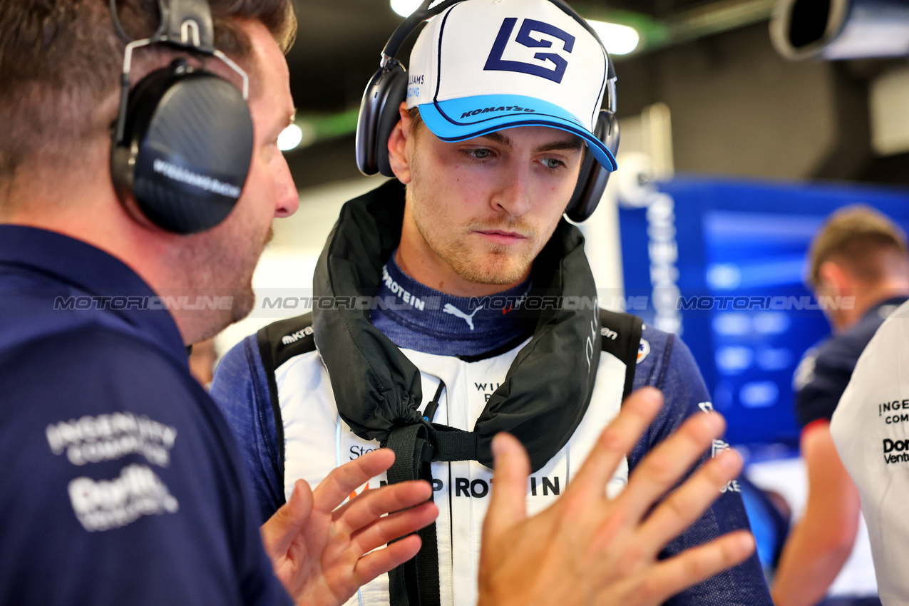 GP SPAGNA, Logan Sargeant (USA) Williams Racing.

22.06.2024. Formula 1 World Championship, Rd 10, Spanish Grand Prix, Barcelona, Spain, Qualifiche Day.

- www.xpbimages.com, EMail: requests@xpbimages.com © Copyright: Batchelor / XPB Images