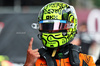 GP SPAGNA, Lando Norris (GBR) McLaren celebrates his pole position in qualifying parc ferme.

22.06.2024. Formula 1 World Championship, Rd 10, Spanish Grand Prix, Barcelona, Spain, Qualifiche Day.

- www.xpbimages.com, EMail: requests@xpbimages.com © Copyright: Charniaux / XPB Images