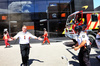 GP SPAGNA, A fire in the McLaren motorhome is tended to by fire fighters.

22.06.2024. Formula 1 World Championship, Rd 10, Spanish Grand Prix, Barcelona, Spain, Qualifiche Day.

- www.xpbimages.com, EMail: requests@xpbimages.com © Copyright: Batchelor / XPB Images