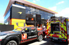 GP SPAGNA, A fire in the McLaren motorhome is tended to by fire fighters.

22.06.2024. Formula 1 World Championship, Rd 10, Spanish Grand Prix, Barcelona, Spain, Qualifiche Day.

- www.xpbimages.com, EMail: requests@xpbimages.com © Copyright: Batchelor / XPB Images