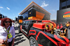 GP SPAGNA, A fire in the McLaren motorhome is tended to by fire fighters.

22.06.2024. Formula 1 World Championship, Rd 10, Spanish Grand Prix, Barcelona, Spain, Qualifiche Day.

- www.xpbimages.com, EMail: requests@xpbimages.com © Copyright: Moy / XPB Images