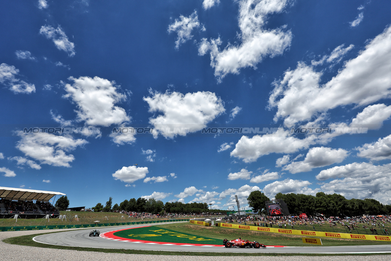 GP SPAGNA, Charles Leclerc (MON) Ferrari SF-24.

21.06.2024 Formula 1 World Championship, Rd 10, Spanish Grand Prix, Barcelona, Spain, Practice Day.

- www.xpbimages.com, EMail: requests@xpbimages.com © Copyright: Moy / XPB Images