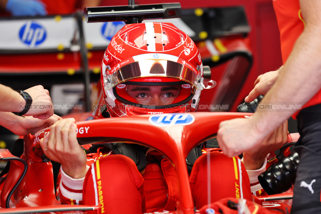 GP SPAGNA, Charles Leclerc (MON) Ferrari SF-24.

21.06.2024 Formula 1 World Championship, Rd 10, Spanish Grand Prix, Barcelona, Spain, Practice Day.

- www.xpbimages.com, EMail: requests@xpbimages.com © Copyright: Batchelor / XPB Images