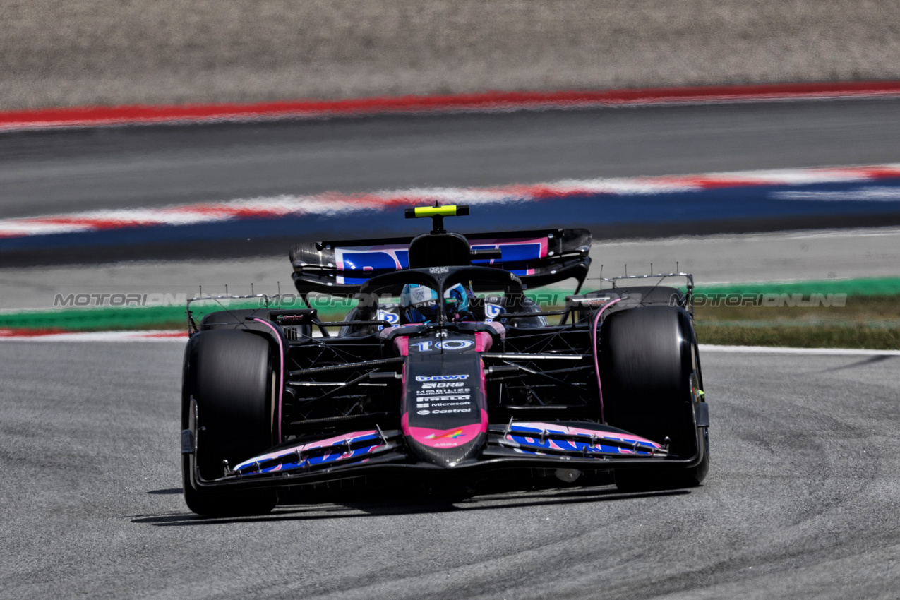 GP SPAGNA, Pierre Gasly (FRA) Alpine F1 Team A524.

21.06.2024 Formula 1 World Championship, Rd 10, Spanish Grand Prix, Barcelona, Spain, Practice Day.

- www.xpbimages.com, EMail: requests@xpbimages.com © Copyright: Rew / XPB Images