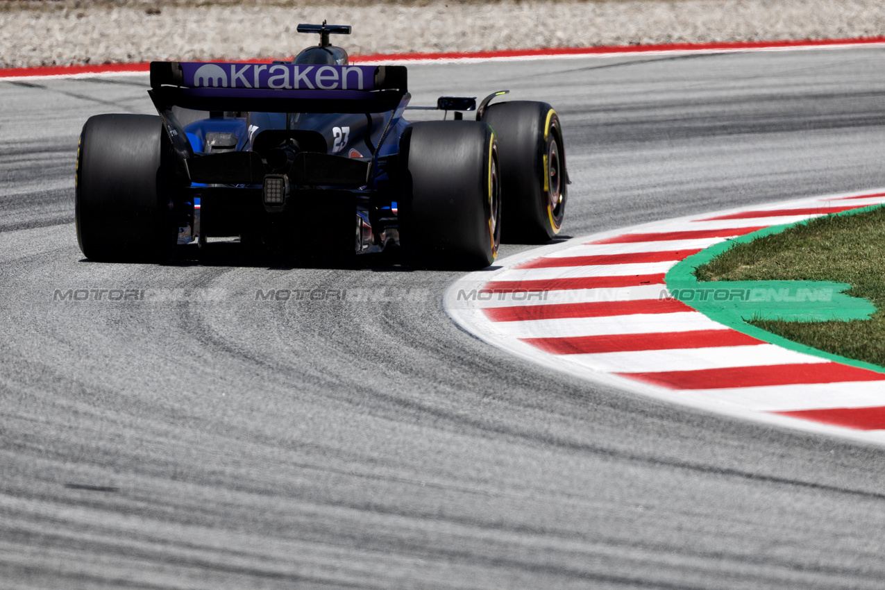 GP SPAGNA, Alexander Albon (THA) Williams Racing FW46.

21.06.2024 Formula 1 World Championship, Rd 10, Spanish Grand Prix, Barcelona, Spain, Practice Day.

- www.xpbimages.com, EMail: requests@xpbimages.com © Copyright: Rew / XPB Images