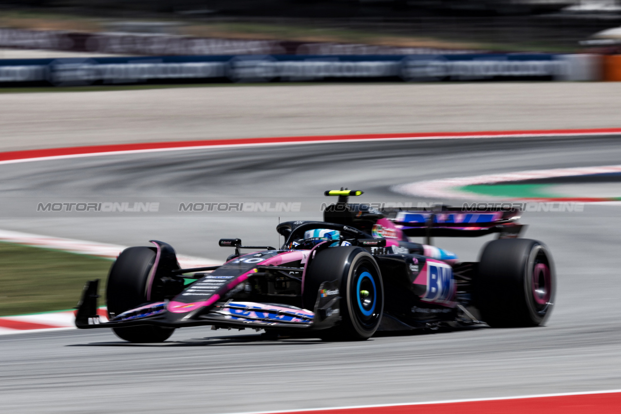 GP SPAGNA, Pierre Gasly (FRA) Alpine F1 Team A524.

21.06.2024 Formula 1 World Championship, Rd 10, Spanish Grand Prix, Barcelona, Spain, Practice Day.

- www.xpbimages.com, EMail: requests@xpbimages.com © Copyright: Rew / XPB Images